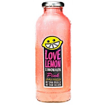 LOVE LEMON PINK 475ML X6