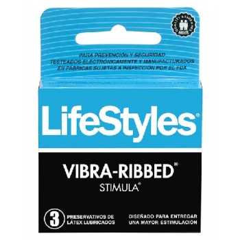 PRESERVATIVO VIBRA RIBBED...