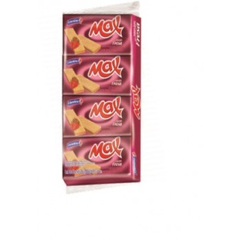 GALLETA MAX WAFER FRESA X8