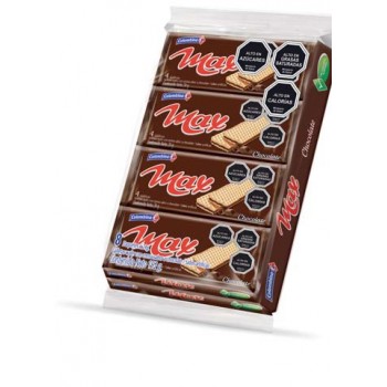 GALLETA MAX WAFER CHOCOLATE X8