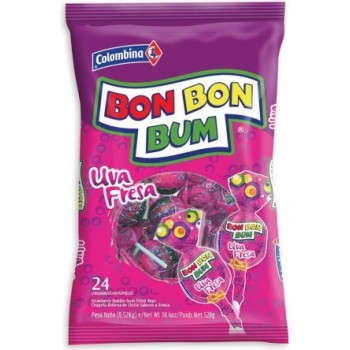 BON BON BUM UVA FRESA X24