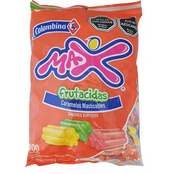 MAX FRUTACIDAS BOLSA X100