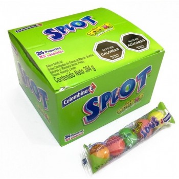 CHICLE SPLOT ACID 16 GRS X24