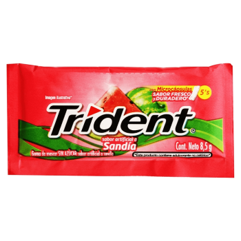 CHICLE TRIDENT SANDIA 8.5...