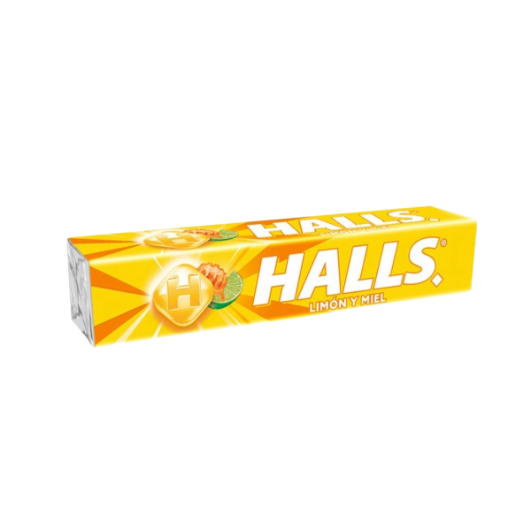 Halls Miel Limón - Caramelos Refrescantes (caja Con 12 Un)