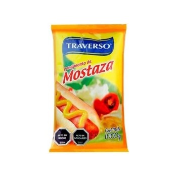 MOSTAZA TRAVERSO BOLSA 1000GR.