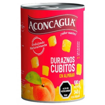 DURAZNO CUBOS 590 GR....