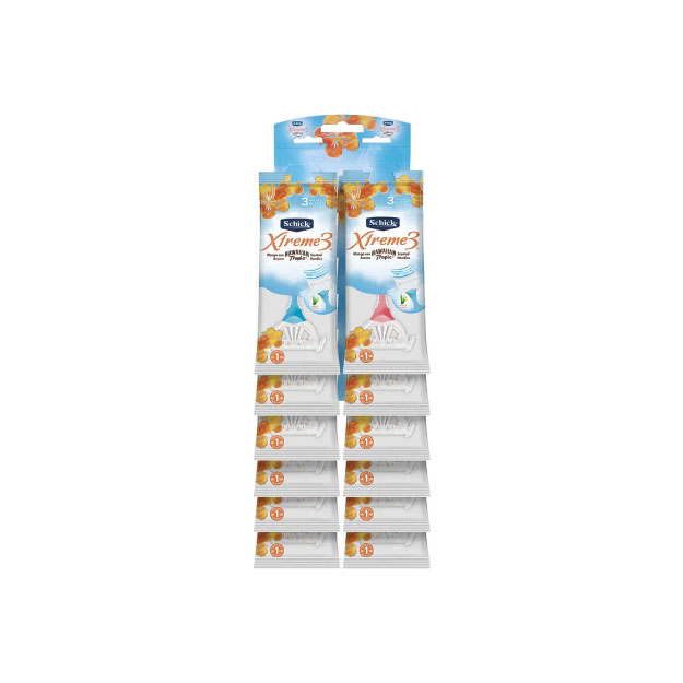 Prestobarba 3 Hojas Piel Delicada x12